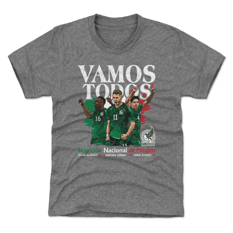 Mexico National Team Quinones Gimenez & Alvarez WHT sold by 500 Level