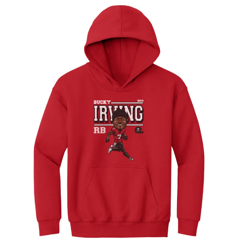 Bucky Irving Tampa Bay Cartoon WHT sold by 500 Level