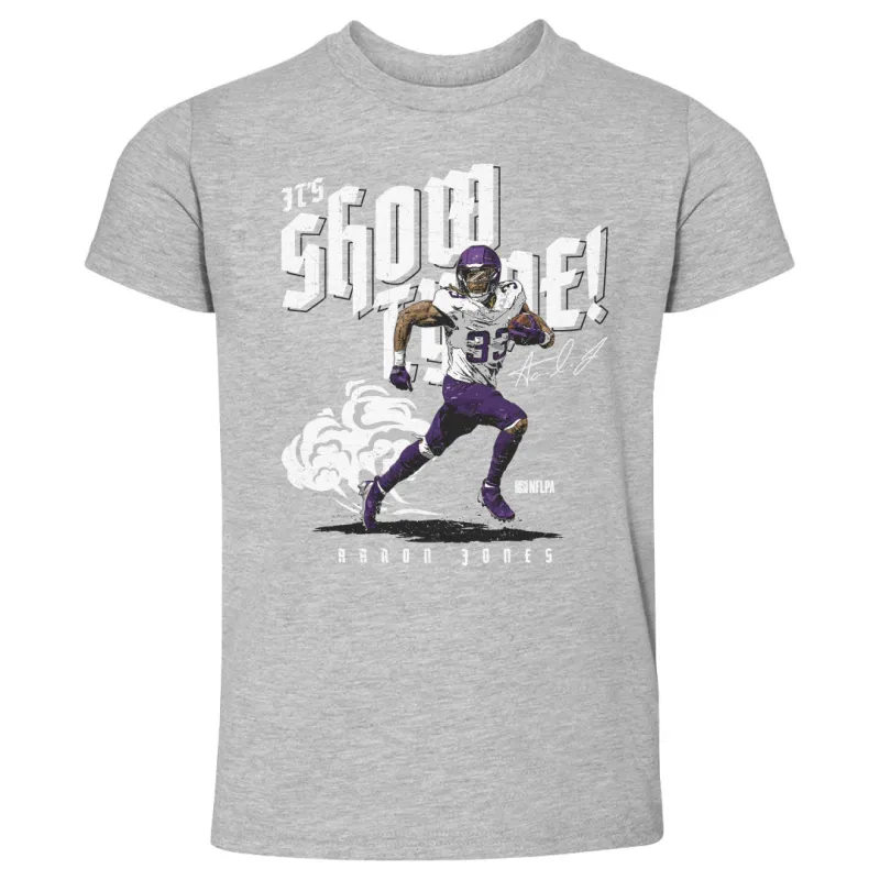 Aaron Jones Minnesota Show Tyme Run WHT sold by 500 Level