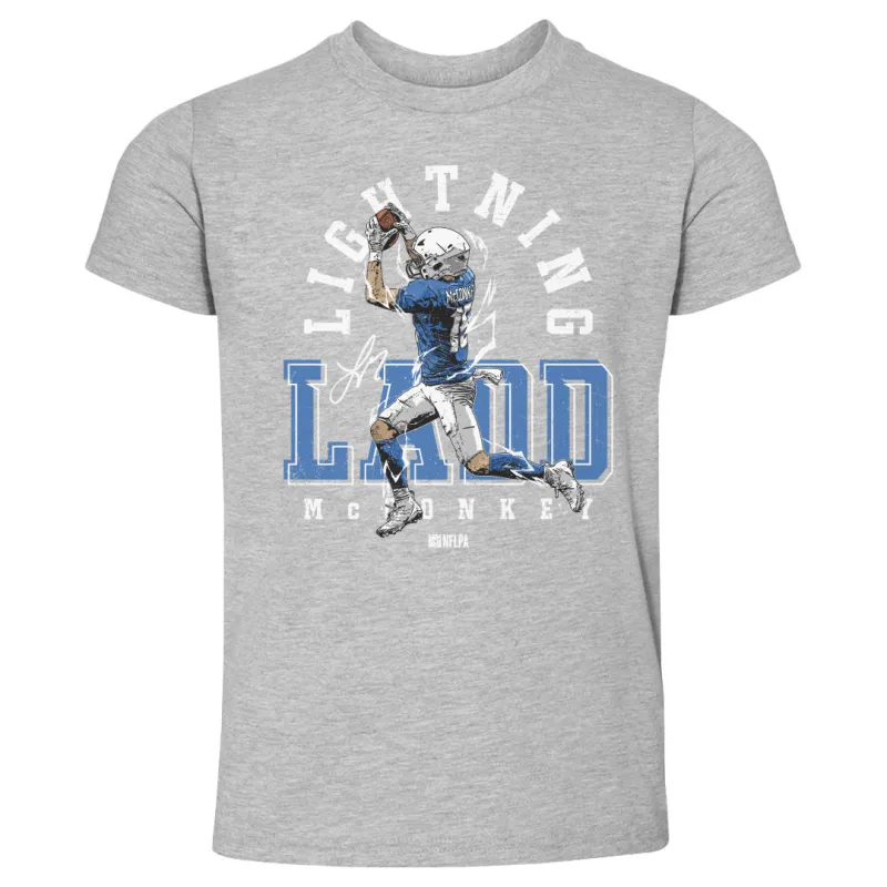 Ladd McConkey Los Angeles C Lightning Ladd WHT sold by 500 Level
