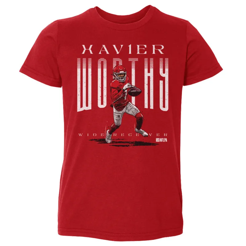 Xavier Worthy Kansas City Player Name WHT sold by 500 Level