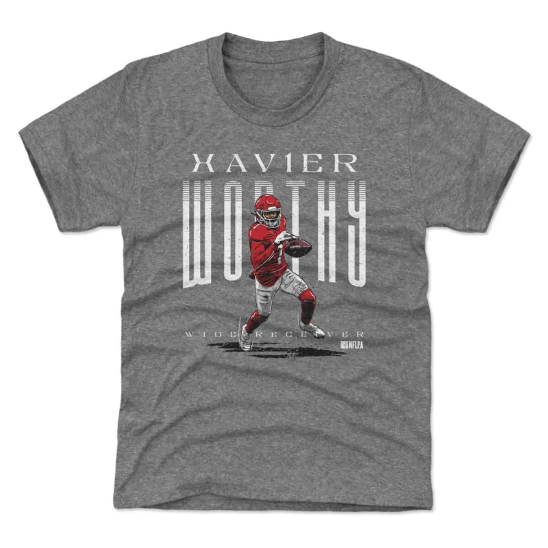 Xavier Worthy Kansas City Player Name WHT sold by 500 Level