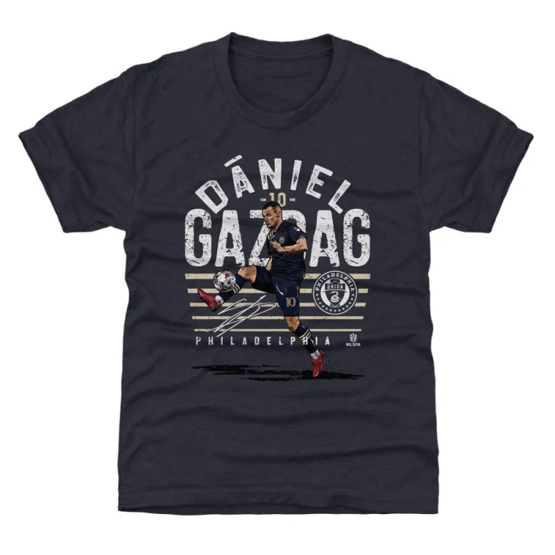 Daniel Gazdag Philadelphia Union Player Name WHT sold by 500 Level