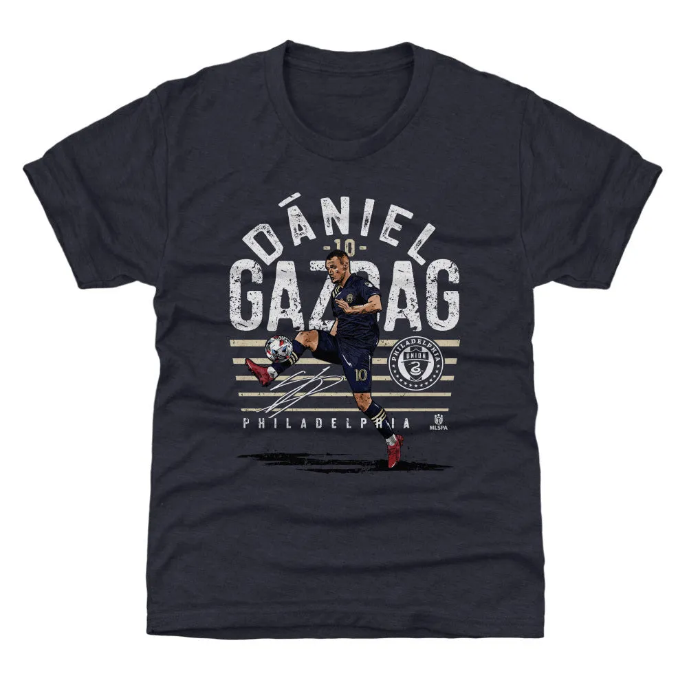 Daniel Gazdag Philadelphia Union Player Name WHT sold by 500 Level