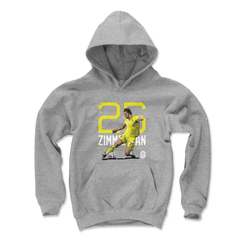 Walker Zimmerman Nashville SC Bold Number WHT sold by 500 Level