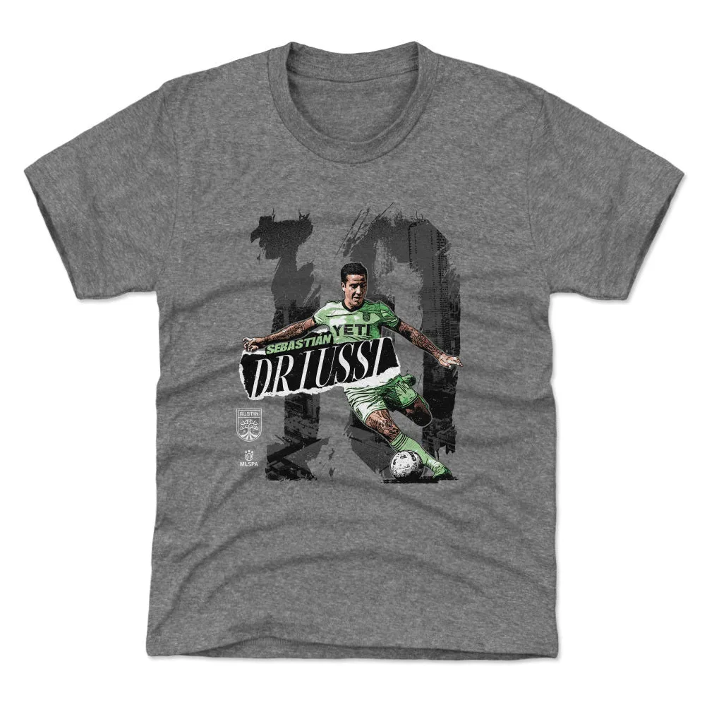 Sebastian Driussi Austin FC Rough WHT sold by 500 Level