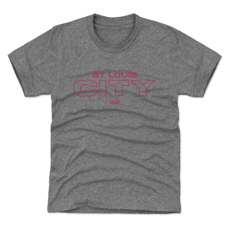 St. Louis City SC Wordmark Outline WHT sold by 500 Level