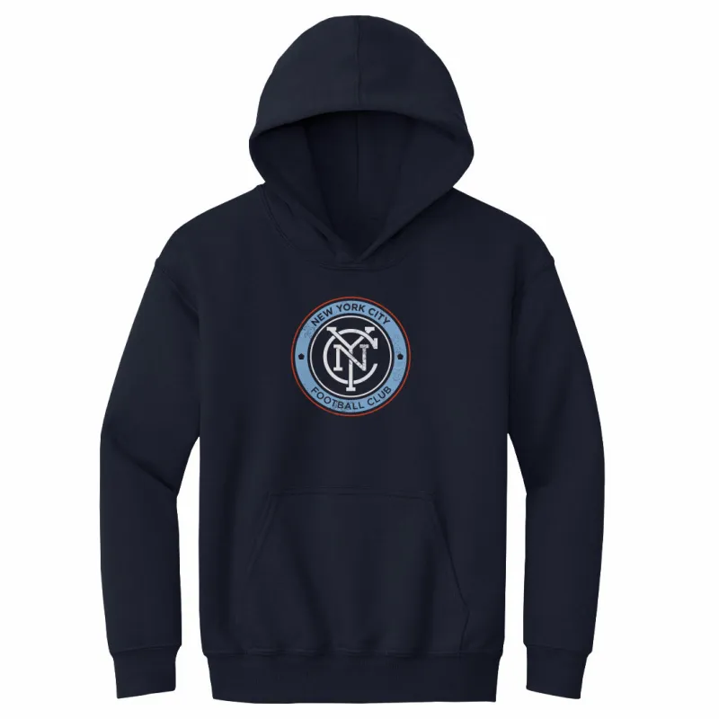 New York City FC Vintage Primary Logo WHT sold by 500 Level