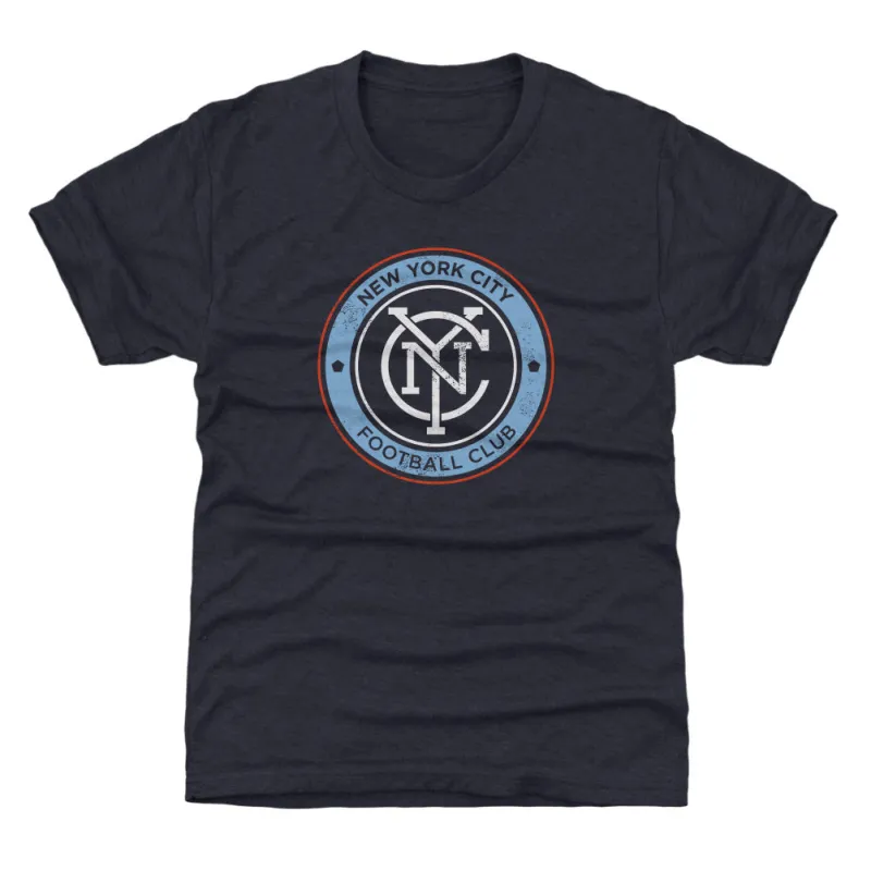 New York City FC Vintage Primary Logo WHT sold by 500 Level