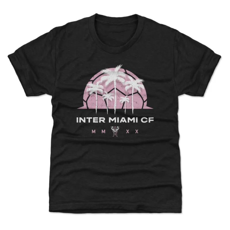 Inter Miami CF Palm Trees Wordmark WHT sold by 500 Level