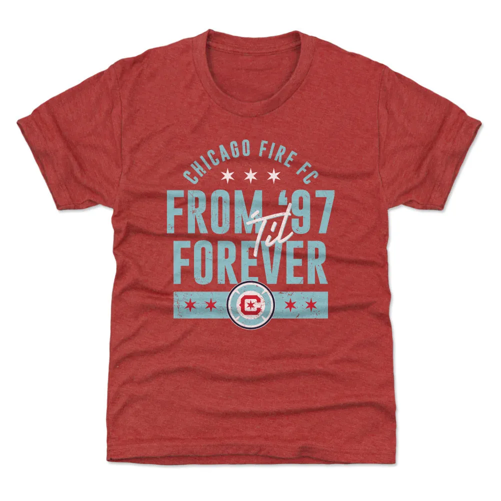 Chicago Fire FC From 97 Til Forever WHT sold by 500 Level