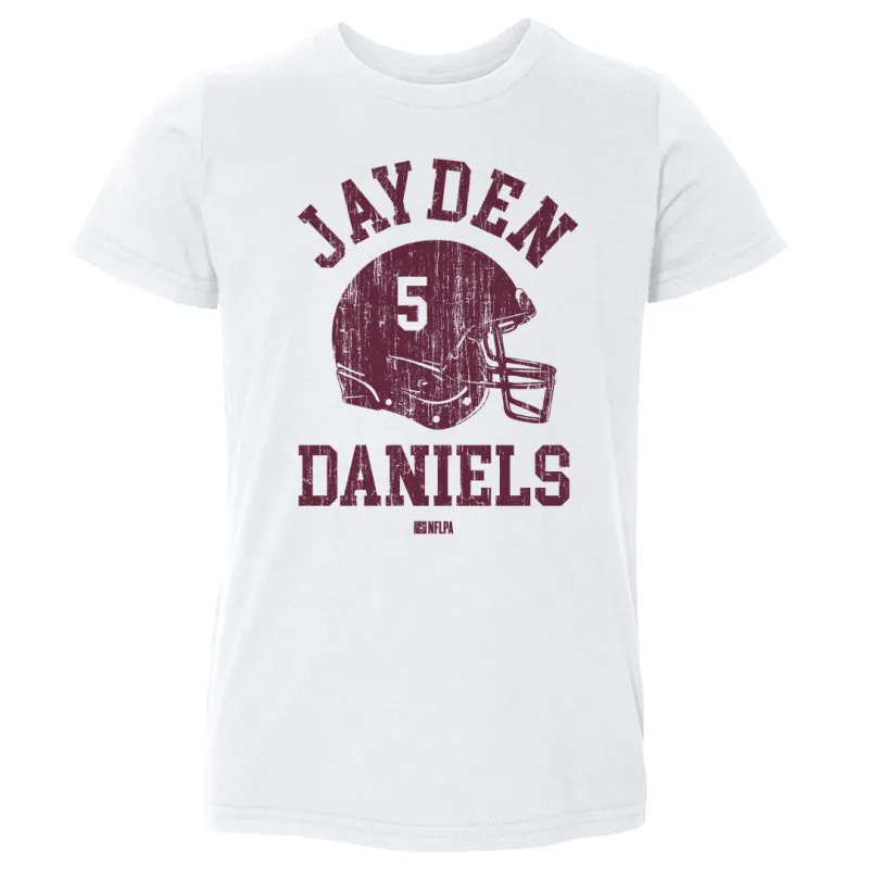 Jayden Daniels Washington Helmet Font sold by 500 Level