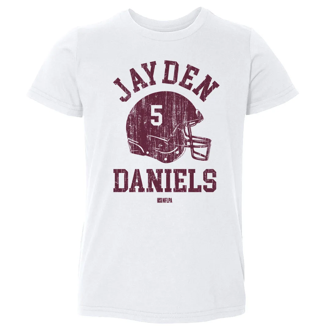 Jayden Daniels Washington Helmet Font sold by 500 Level