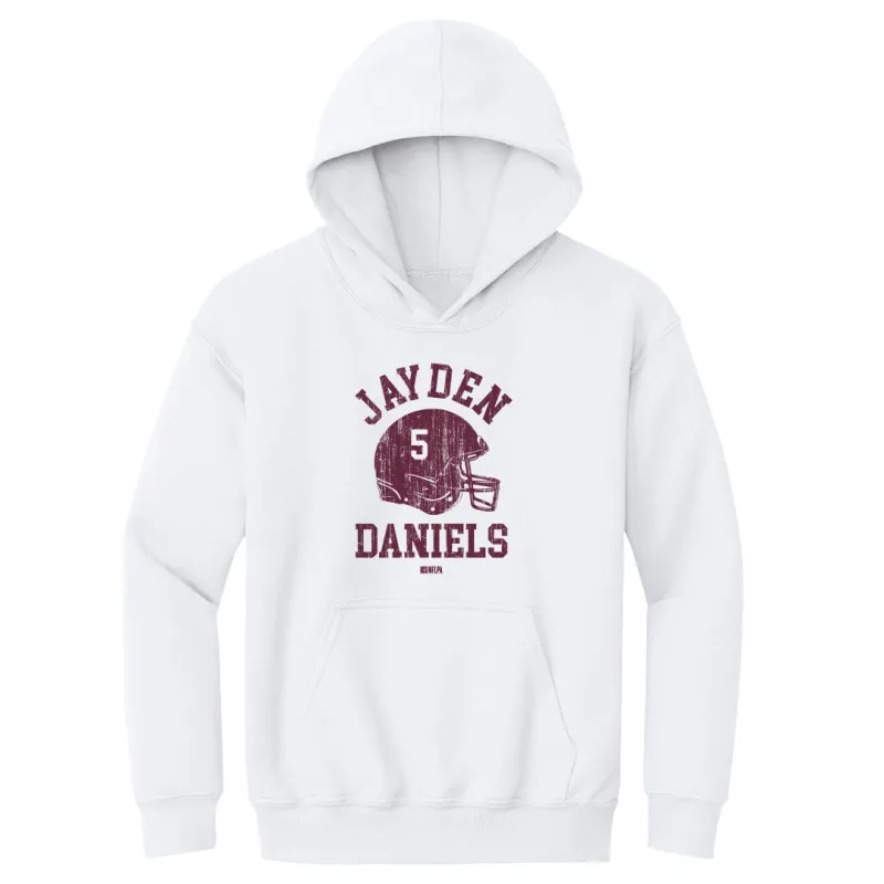 Jayden Daniels Washington Helmet Font sold by 500 Level