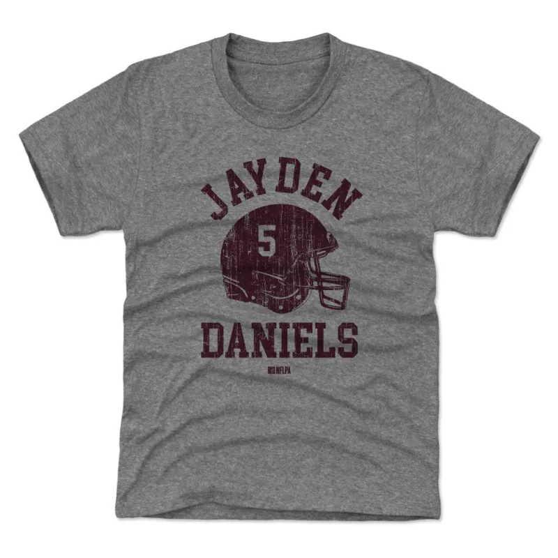 Jayden Daniels Washington Helmet Font sold by 500 Level