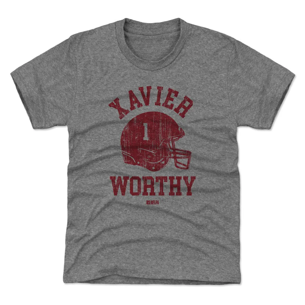 Xavier Worthy Kansas City Helmet Font sold by 500 Level product image thumbnail 2