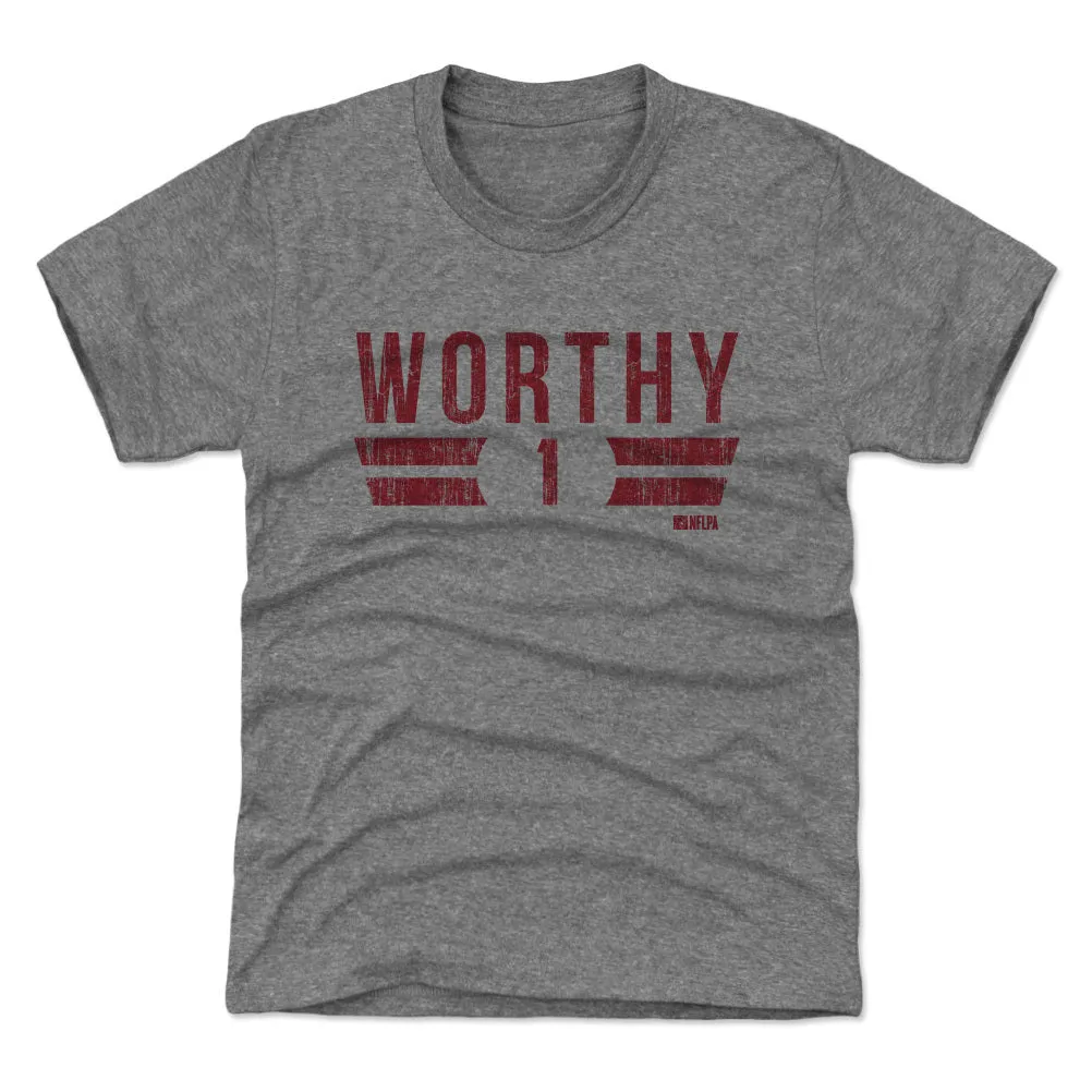 Xavier Worthy Kansas City Font sold by 500 Level