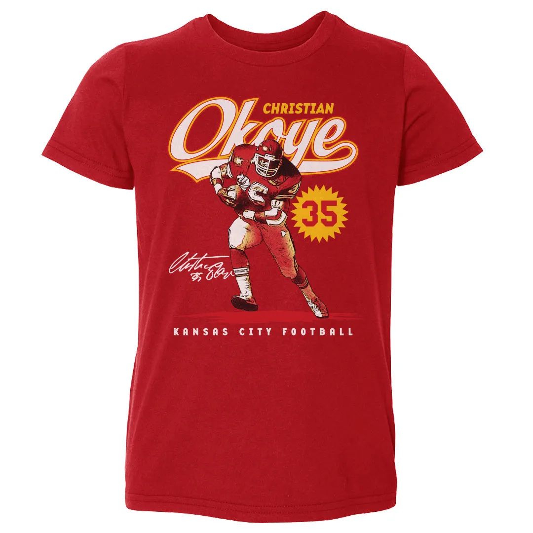 Christian Okoye Kansas City Vintage Script WHT sold by 500 Level product image thumbnail 2