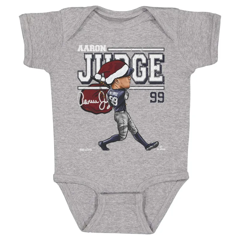 Aaron Judge New York Y Cartoon Santa Hat WHT sold by 500 Level