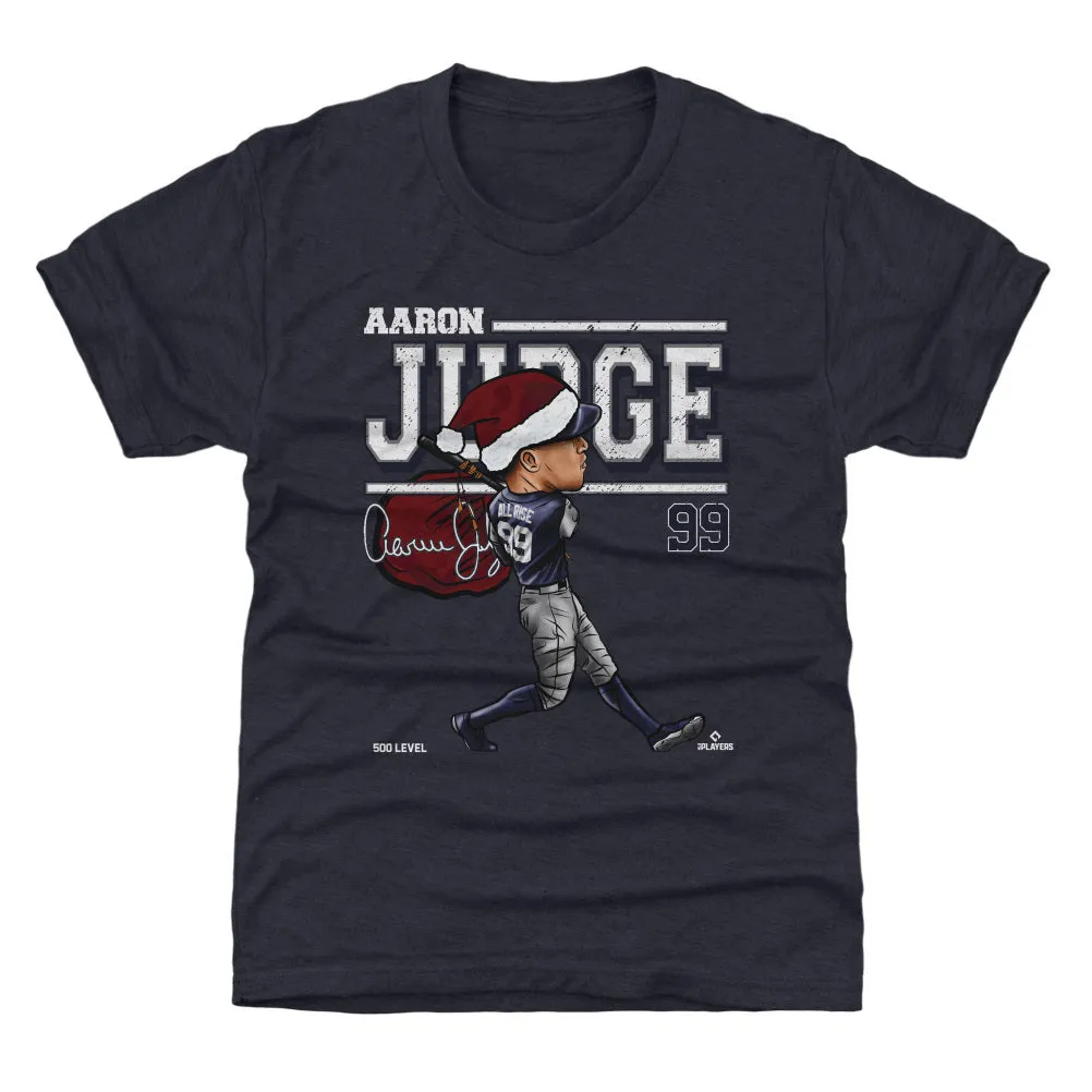 Aaron Judge New York Y Cartoon Santa Hat WHT sold by 500 Level