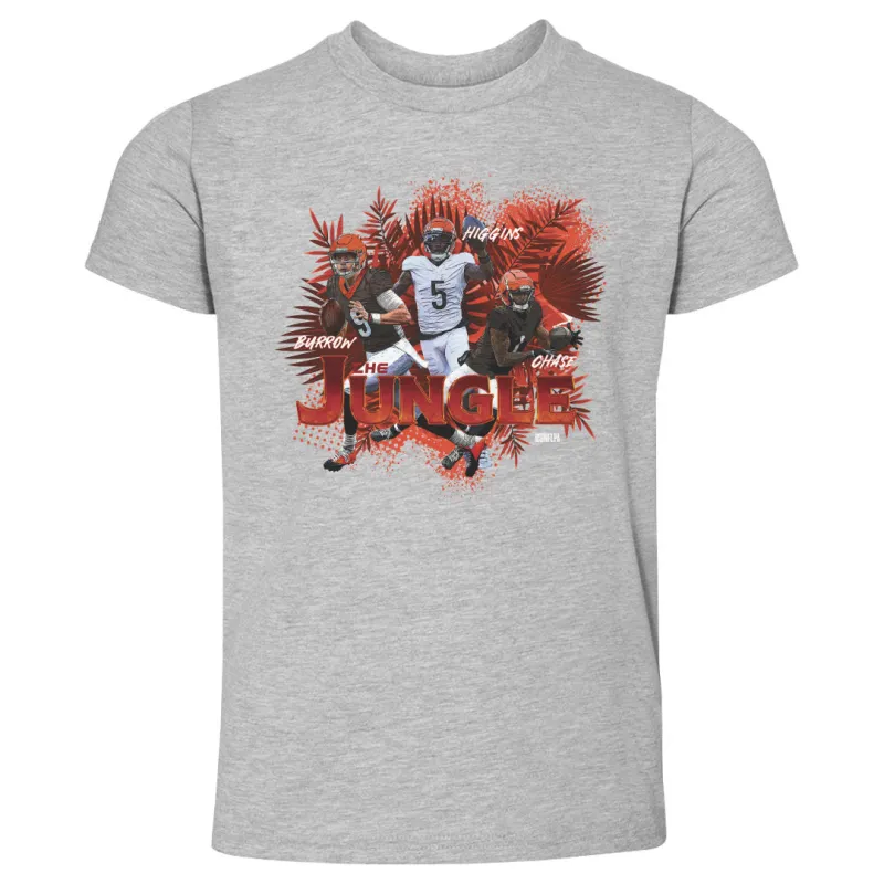 Joe Burrow Cincinnati The Jungle Trio WHT sold by 500 Level