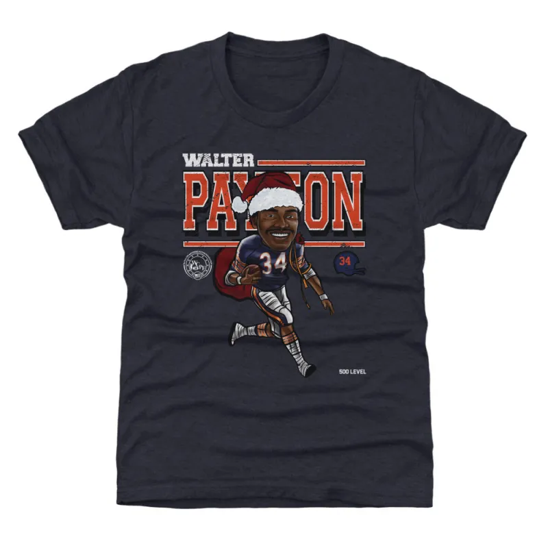 Walter Payton Chicago Cartoon Santa Hat WHT sold by 500 Level