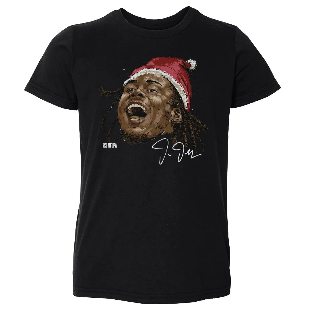 Justin Jefferson Minnesota Portrait Santa Hat WHT sold by 500 Level product image thumbnail 2