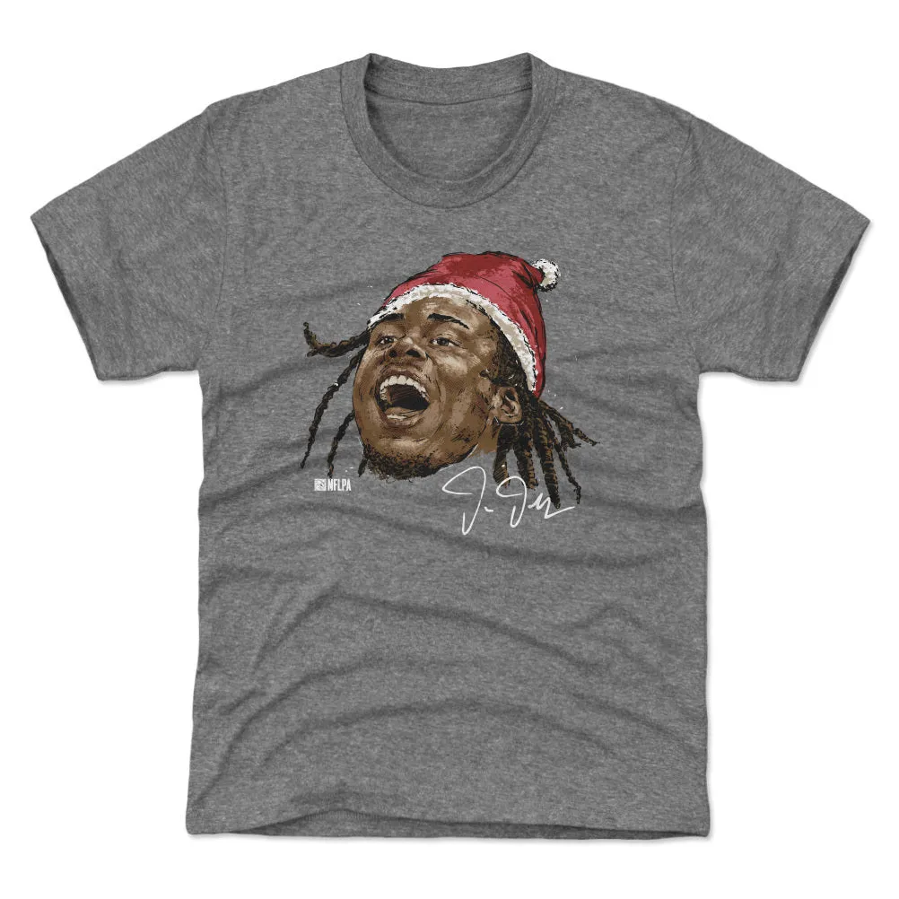 Justin Jefferson Minnesota Portrait Santa Hat WHT sold by 500 Level product image thumbnail 3