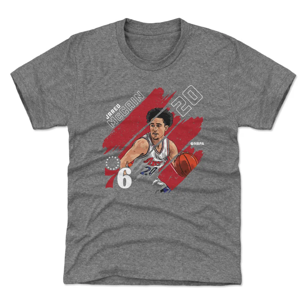 Jared McCain Philadelphia 76ers Stripes WHT sold by 500 Level