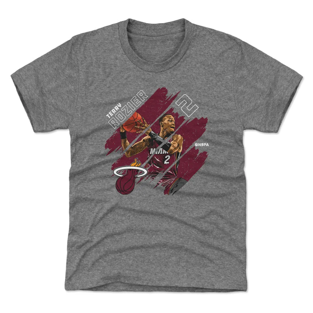 Terry Rozier Miami Heat Stripes WHT sold by 500 Level product image thumbnail 2