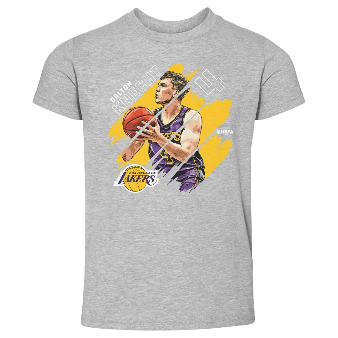 Dalton Knecht Los Angeles Lakers Stripes WHT sold by 500 Level