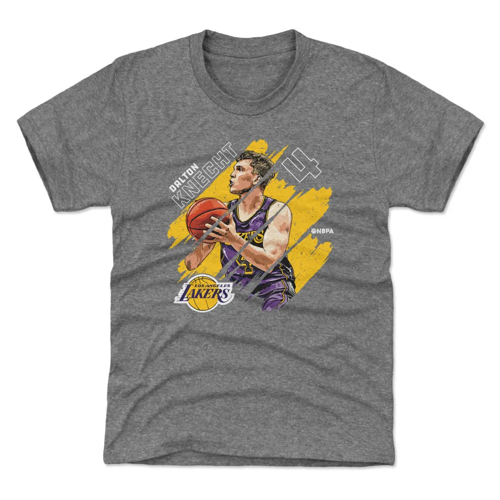 Dalton Knecht Los Angeles Lakers Stripes WHT sold by 500 Level