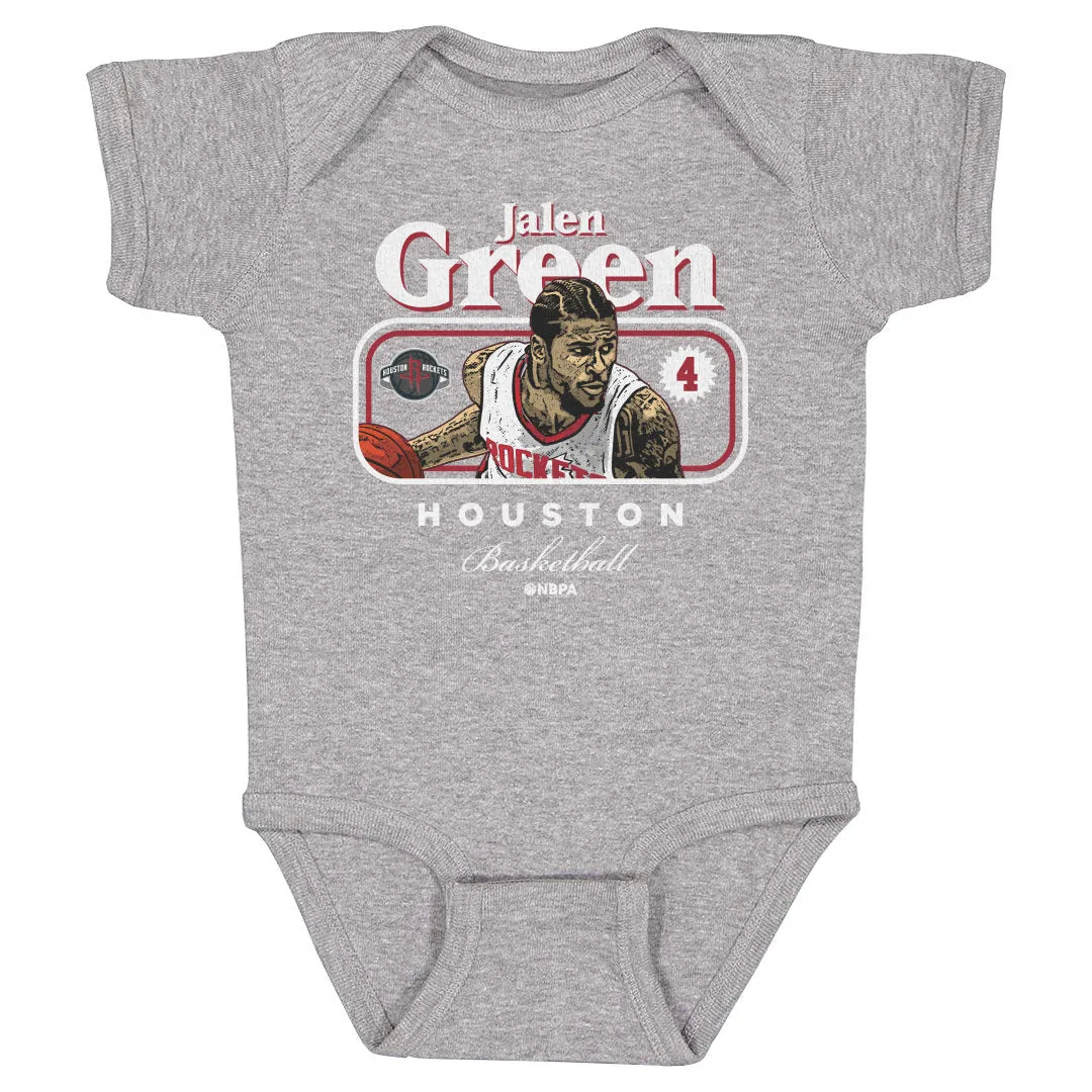 Jalen Green Houston Rockets Cover WHT sold by 500 Level
