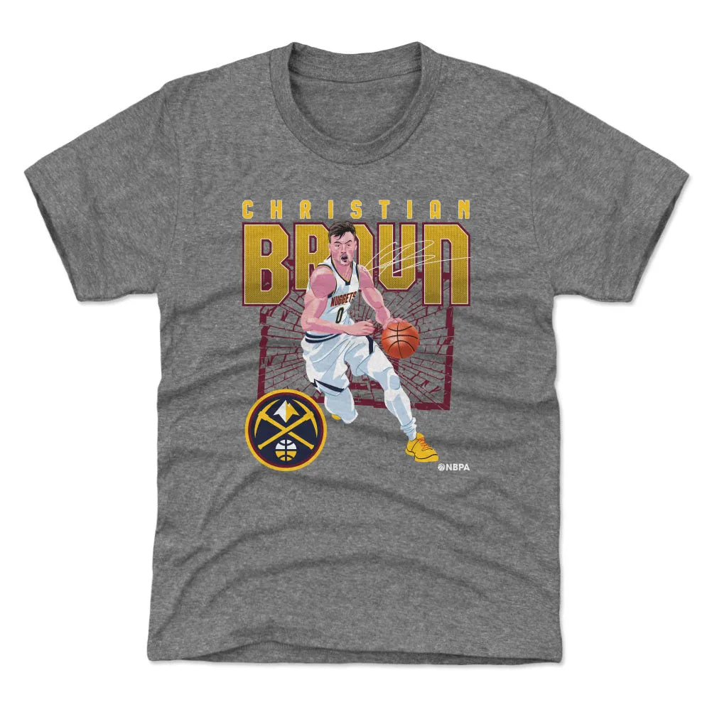 Christian Braun Denver Nuggets Shattered WHT sold by 500 Level product image thumbnail 2