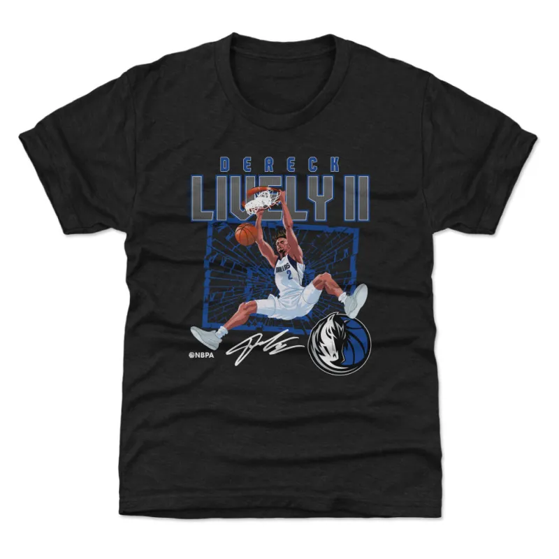 Dereck Lively Dallas Mavericks Shattered WHT sold by 500 Level