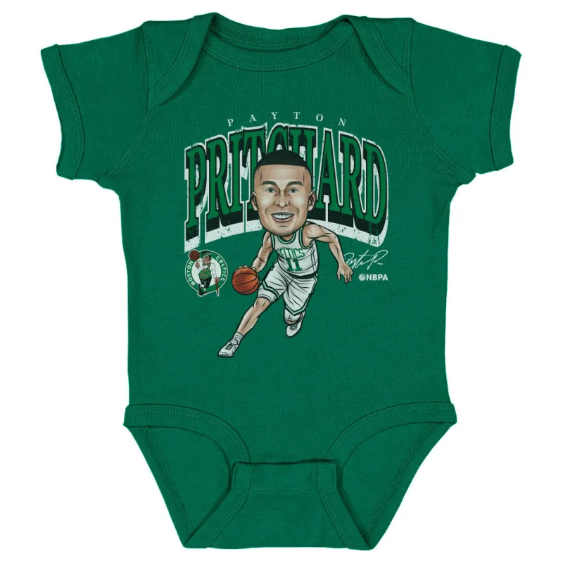 Payton Pritchard Boston Celtics Cartoon WHT sold by 500 Level