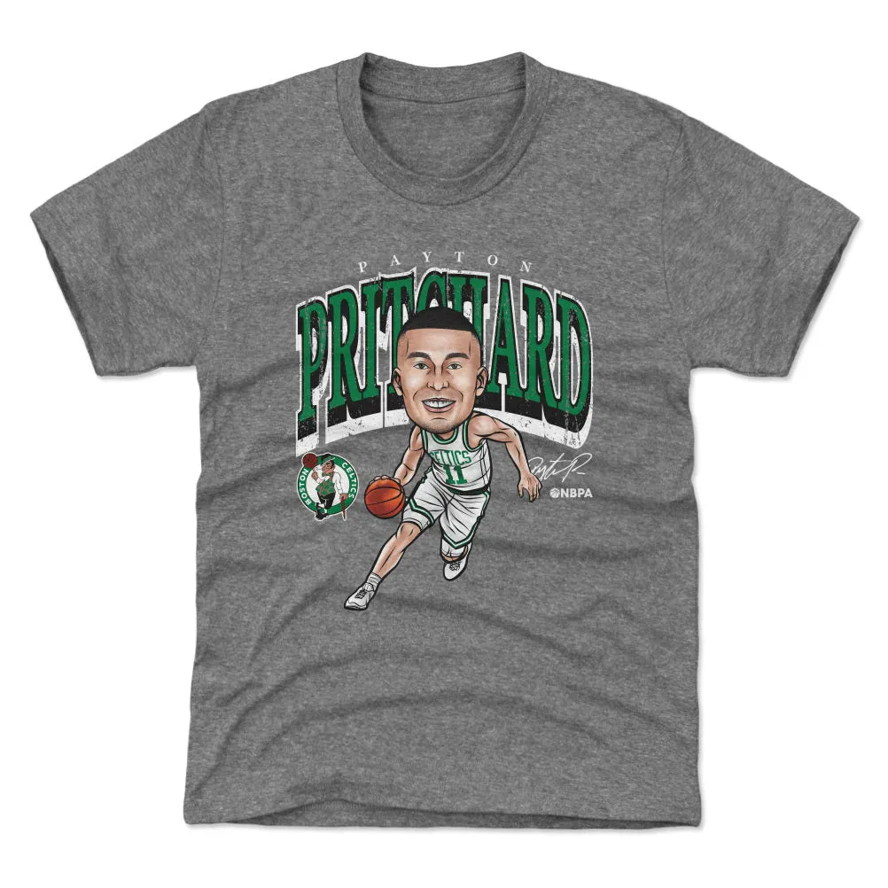 Payton Pritchard Boston Celtics Cartoon WHT sold by 500 Level