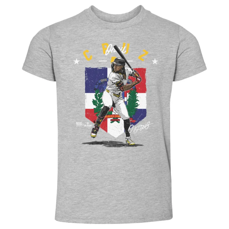 Oneil Cruz Pittsburgh Country Flag WHT made by 500 Level