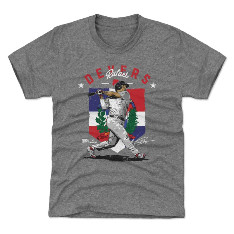 Rafael Devers Boston Country Flag WHT sold by 500 Level
