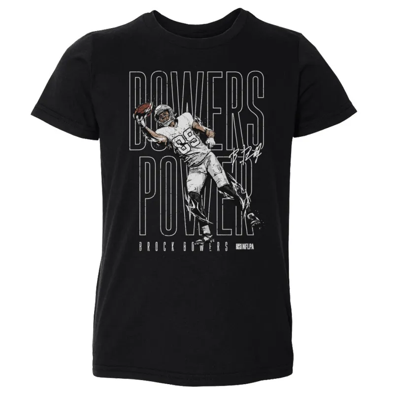 Brock Bowers Las Vegas Bowers Power WHT sold by 500 Level