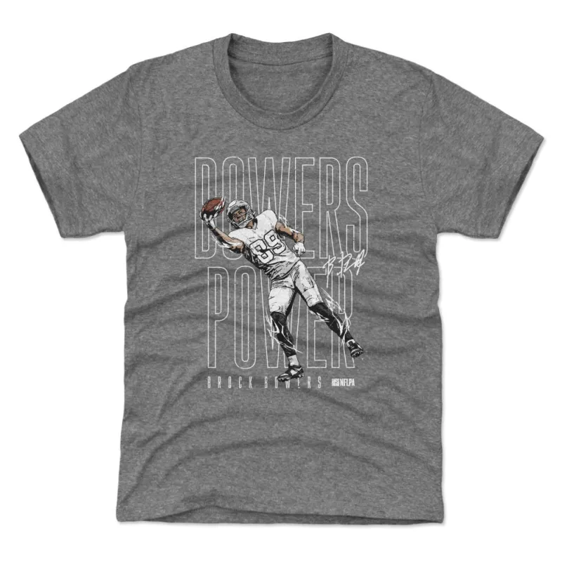 Brock Bowers Las Vegas Bowers Power WHT sold by 500 Level