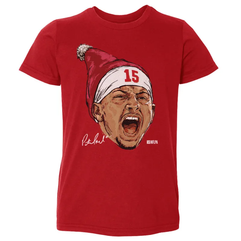 Patrick Mahomes Kansas City Santa Hat WHT sold by 500 Level