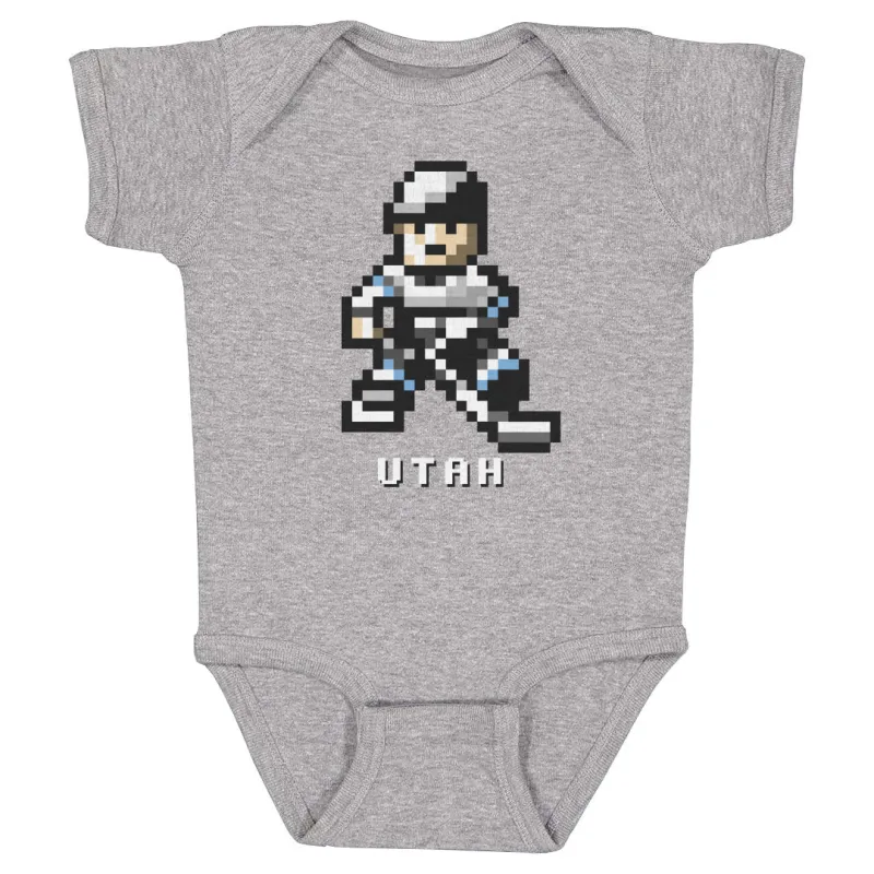 Utah Hockey 8 bit WHT sold by 500 Level