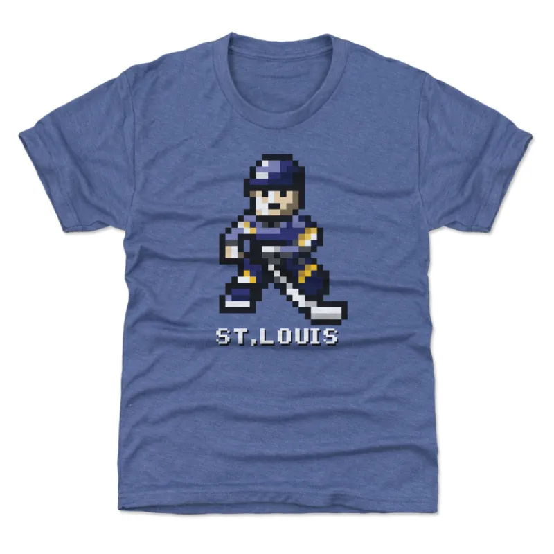 St. Louis Hockey 8 bit WHT sold by 500 Level