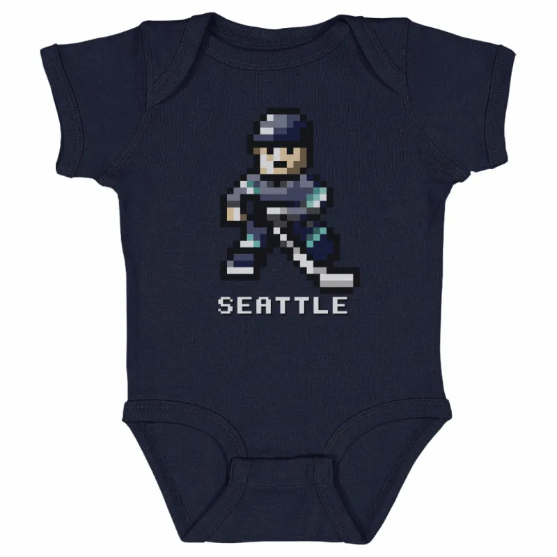 Seattle Hockey 8-bit WHT sold by 500 Level
