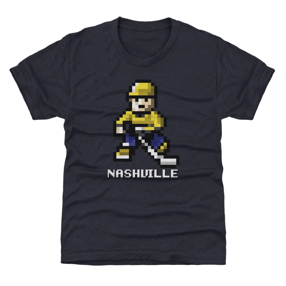 Nashville Hockey 8-bit WHT sold by 500 Level