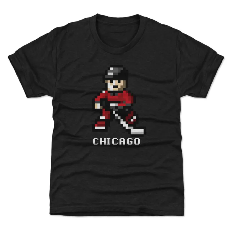Chicago Hockey 8-bit WHT sold by 500 Level