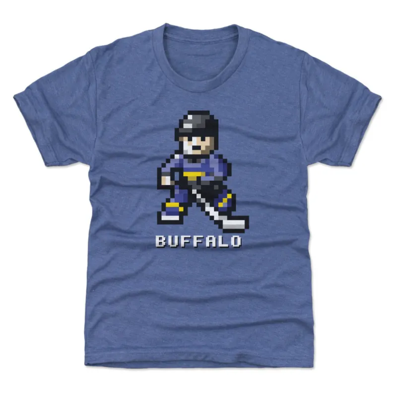 Buffalo Hockey 8-bit WHT made by 500 Level