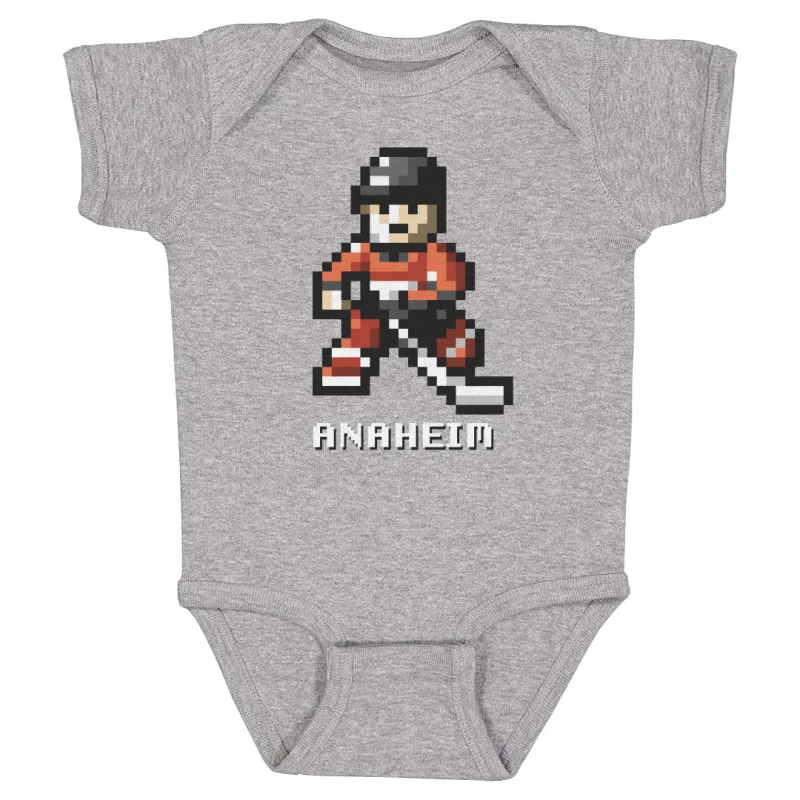 Anaheim Hockey 8-bit WHT sold by 500 Level