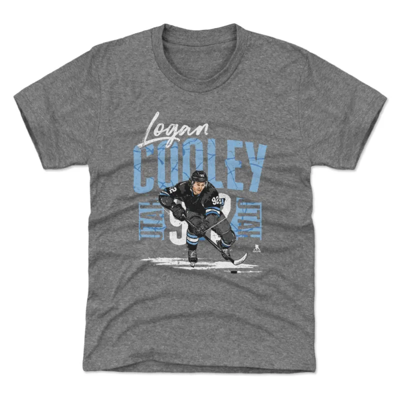 Logan Cooley Utah Player Name WHT sold by 500 Level